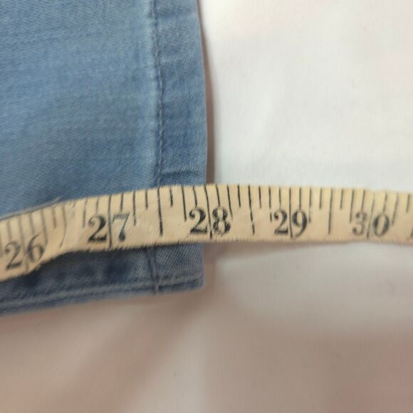 J Jill Womens 16 37x28 Blue Authentic Fit Cropped Slim Straight Jeans - Picture 6 of 6